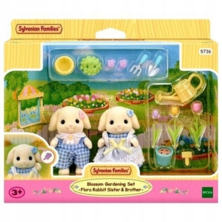 Kvetinová sada s figúrkami Flora Rabbit Sylvanian Families 5736